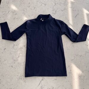 Under Armour Navy Blue coldgear compression layer youth large boys